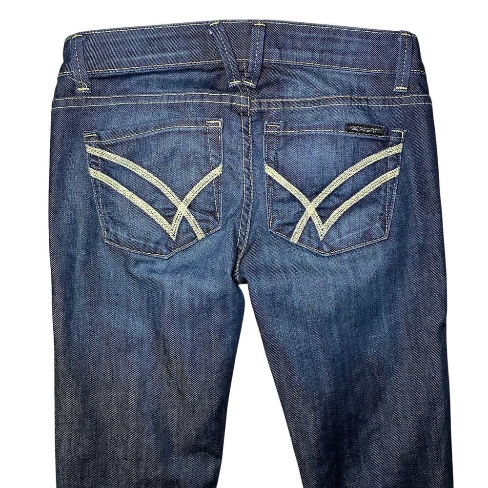 Vintage Y2K William Rast Blue Jeans - Low Rise Straight Leg Size 24